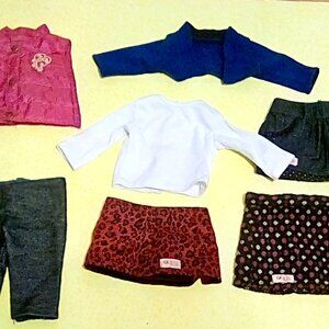 Our generation 18in Doll Clothes fits AG My life bundle